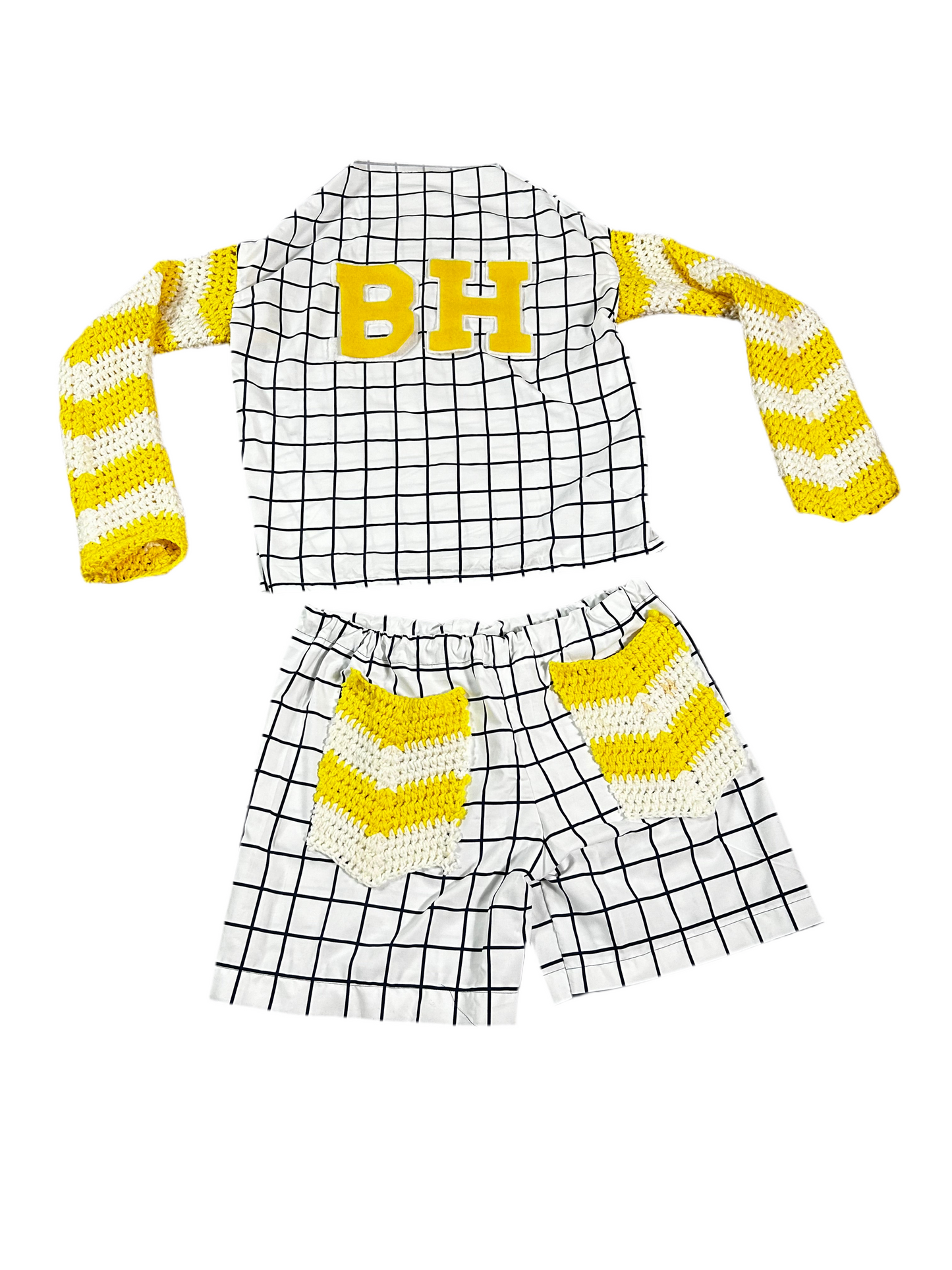 Brokenhearted Chevron Yellow Long-Sleeve