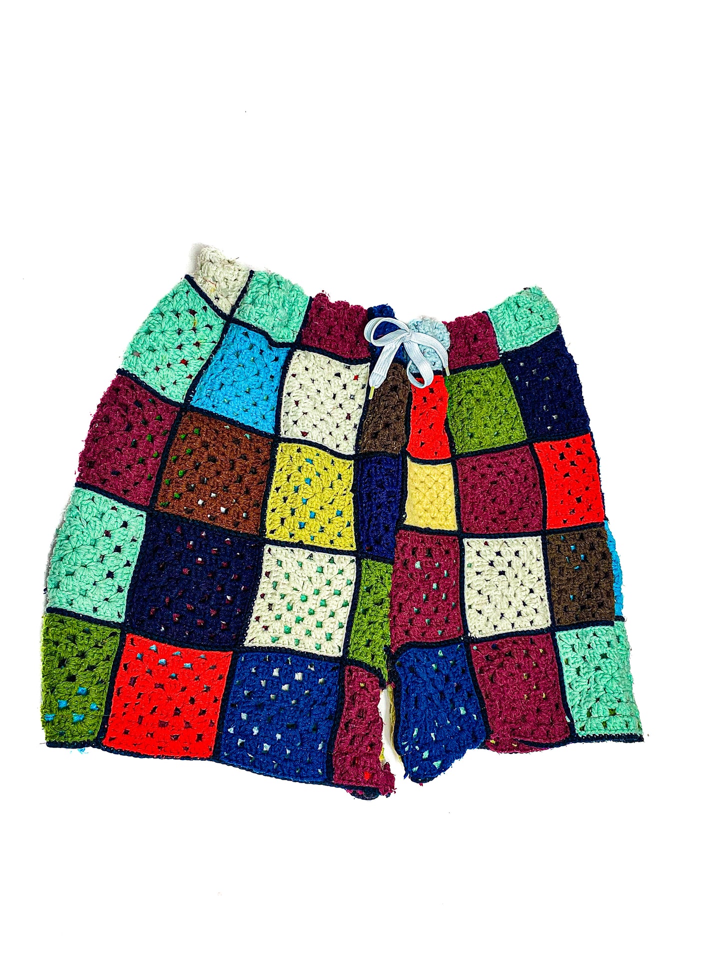 Patch Up the Pain Crochet Shorts
